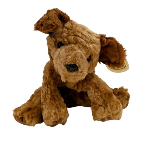 TY Classics Plush Collection CHIPS The Dog Brown Puppy 1996 10" - Picture 4 of 10
